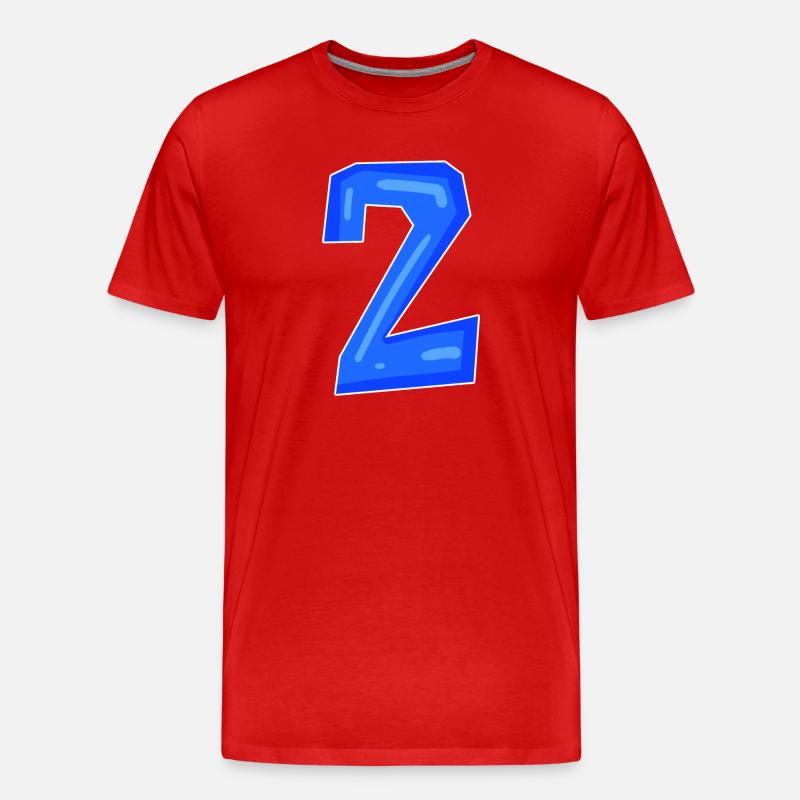 2 - Men's Premium Organic T-Shirt - red