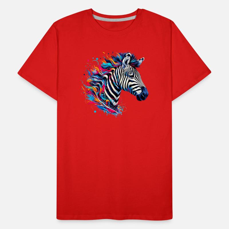 Zebra Männer Premium Bio T-Shirt