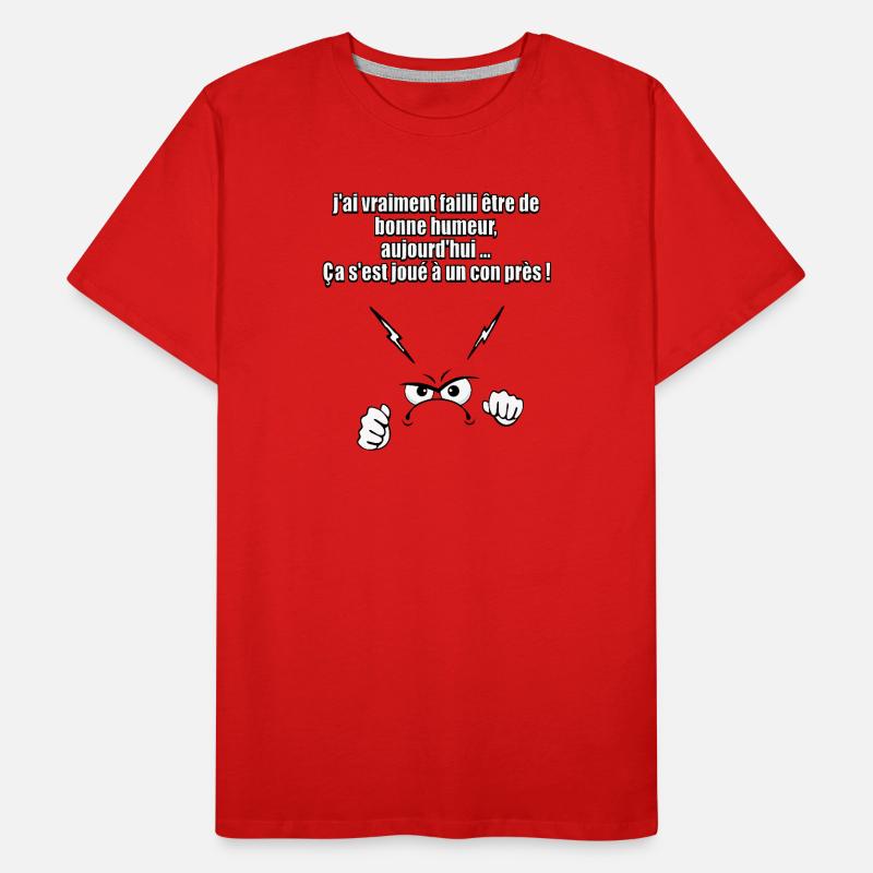 I almost got into a good mood Men's Premium Organic T-Shirt