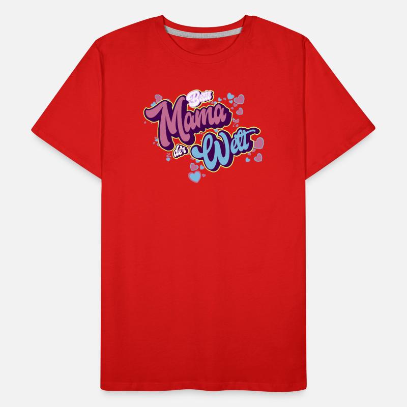 Beste Mama Der Welt Männer Premium Bio T-Shirt