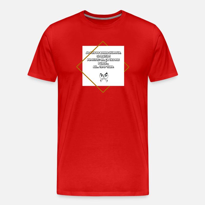 Milz - Männer Premium Bio T-Shirt - Rot