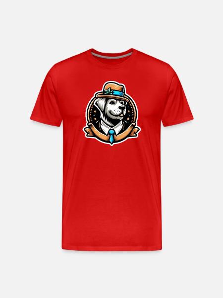 Mister D - Men's Premium Organic T-Shirt - red