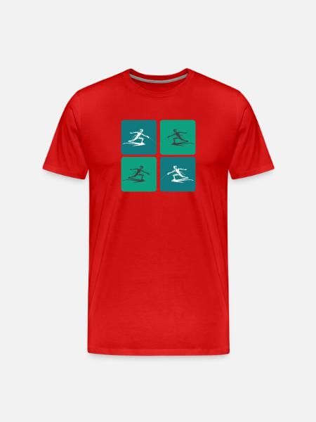 Clôtures - T-shirt bio Premium Homme - rouge