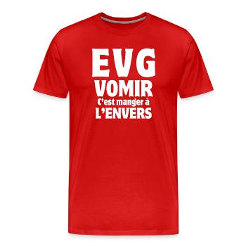 bachelor party, bachelor party, wedding - Men's Premium Organic T-Shirt - red - Front - Damien (186cm)