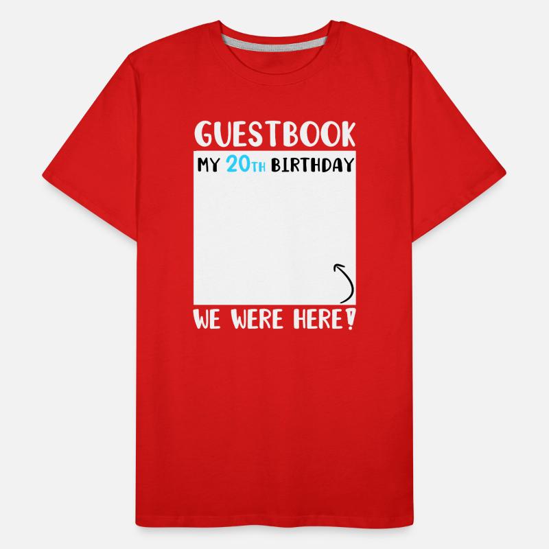 20e anniversaire T-shirt bio Premium Homme