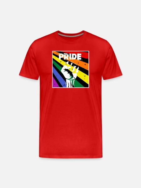 PRIDE - Men's Premium Organic T-Shirt - red