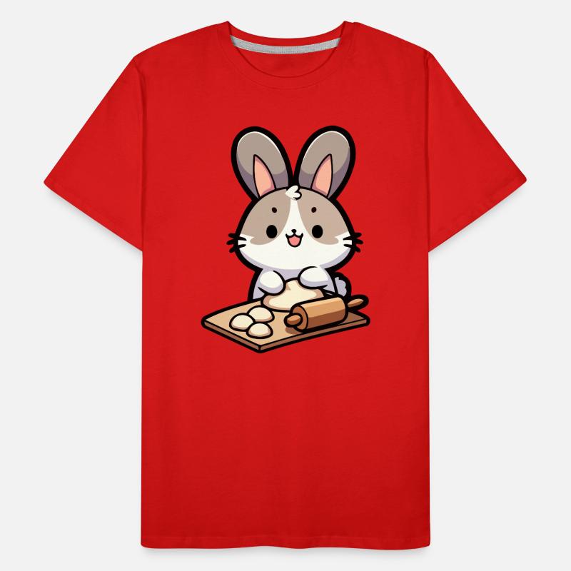 Bunny Baker: The Dough Delighter Men's Premium Organic T-Shirt