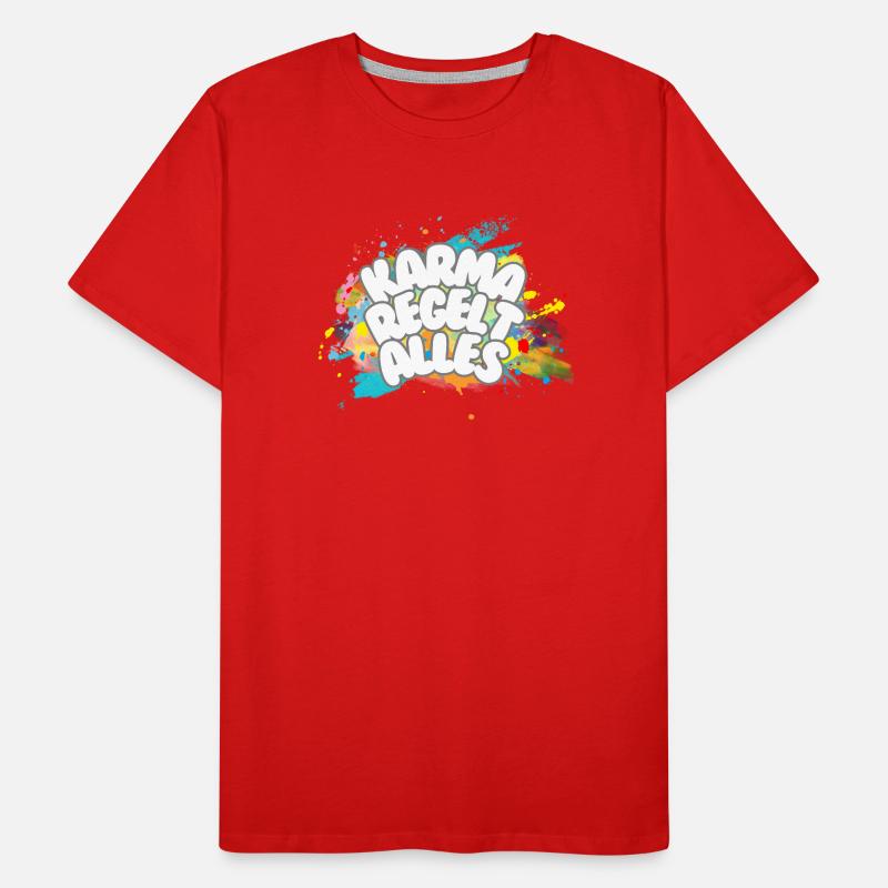 Karma regelt Alles Männer Premium Bio T-Shirt