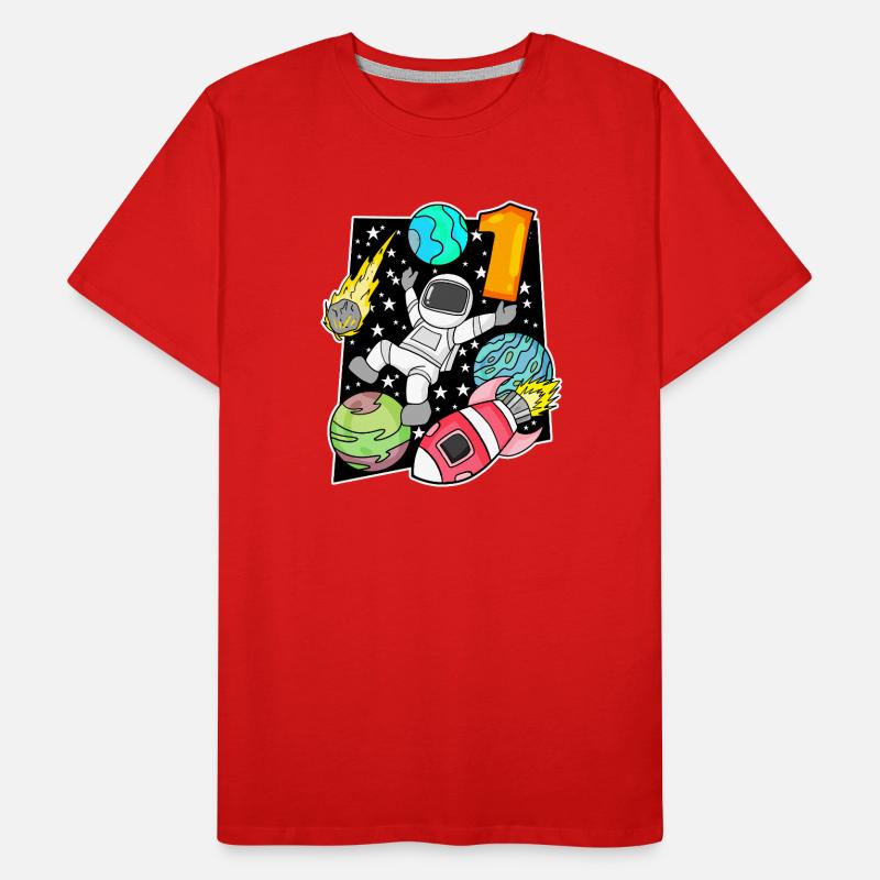 1 Jahr alt - Einschulung Männer Premium Bio T-Shirt