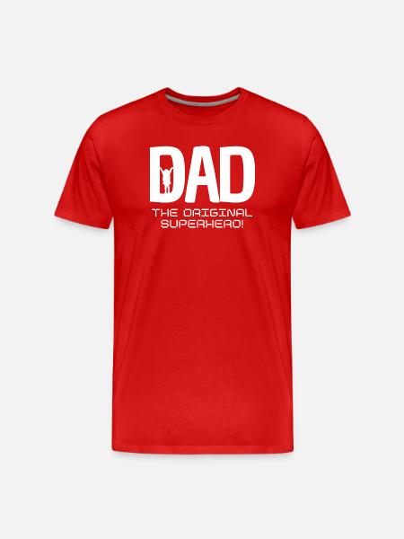 PAPA - T-shirt bio Premium Homme - rouge