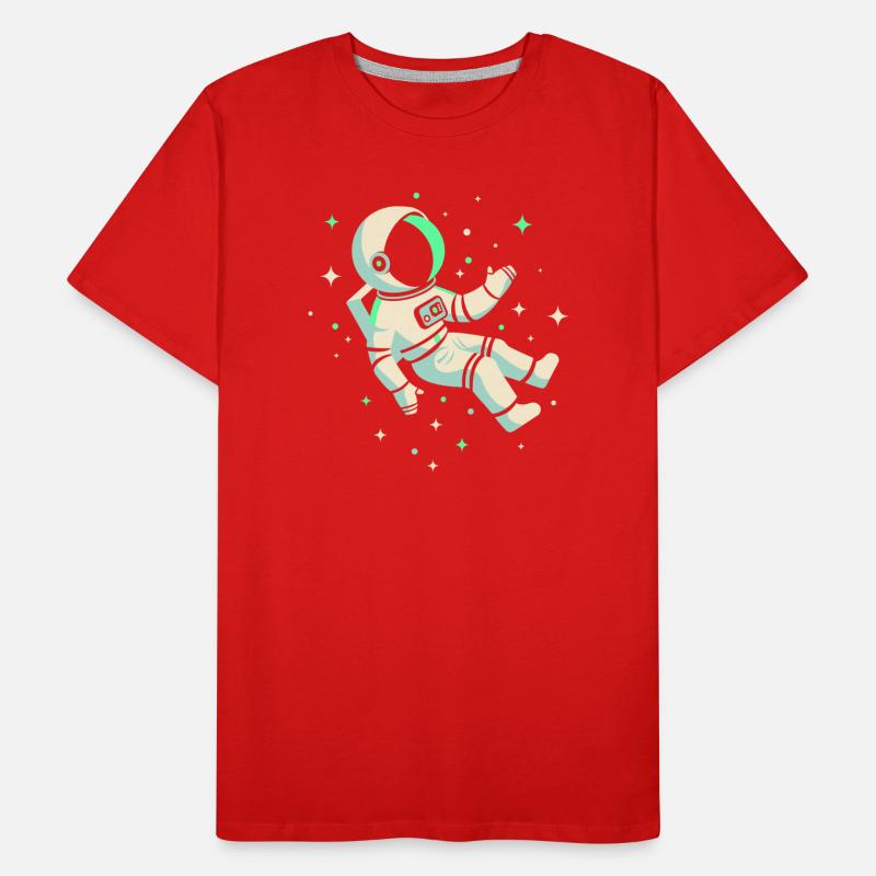 Astronaut Männer Premium Bio T-Shirt