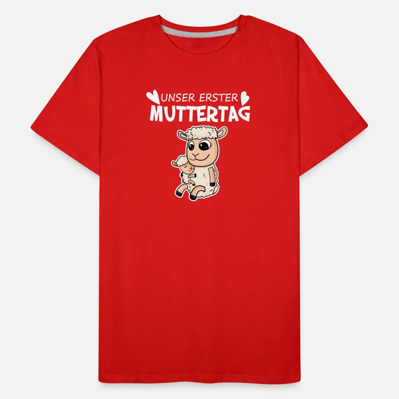Muttertag Geschenkidee Mutter Kleinkind Motiv Männer Premium Bio T-Shirt