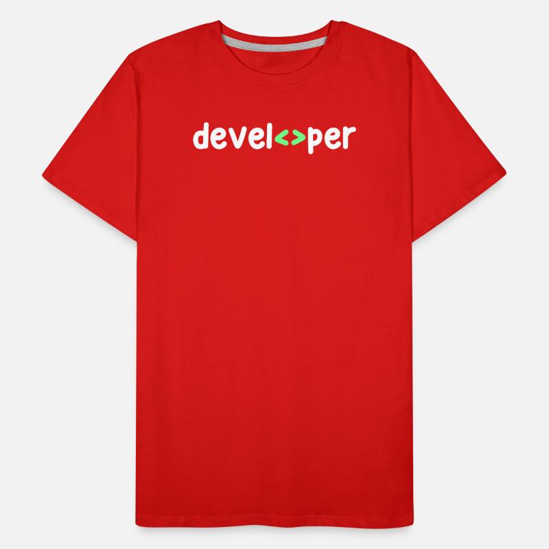 Développeur Code Scripting Debug Informatik Geek T-shirt bio Premium Homme