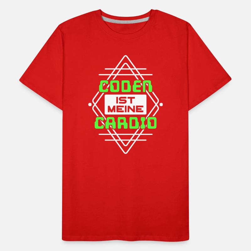 Déclaration de Coden Développeur Computerfreak Scripting T-shirt bio Premium Homme