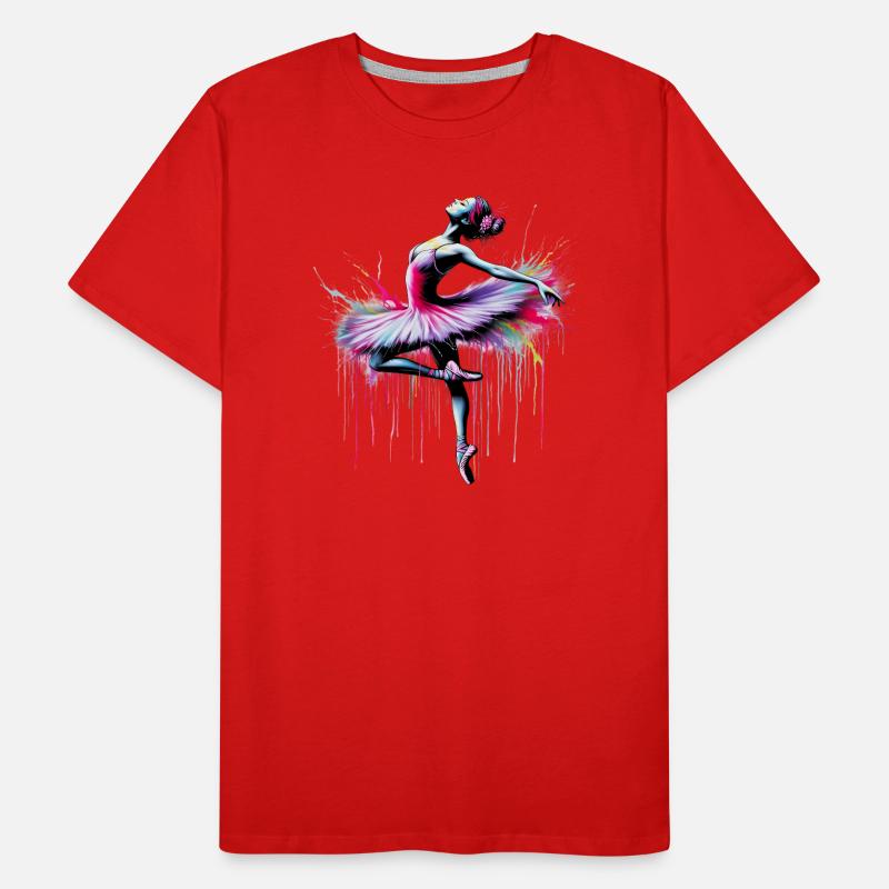 Danseuse de ballet avec tutu T-shirt bio Premium Homme
