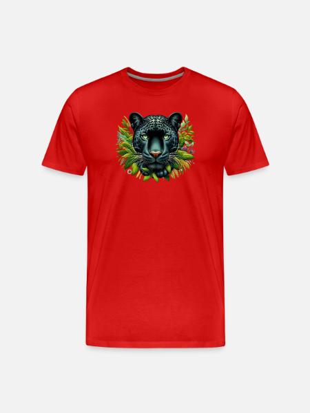 Panthère - T-shirt bio Premium Homme - rouge