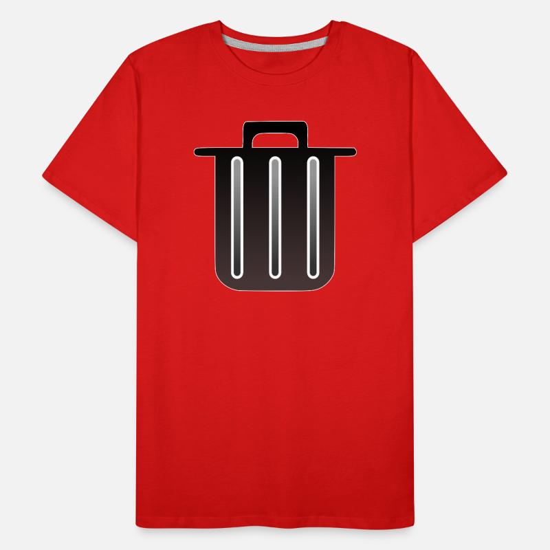 GARBAGE TRASH CAN Men's Premium Organic T-Shirt