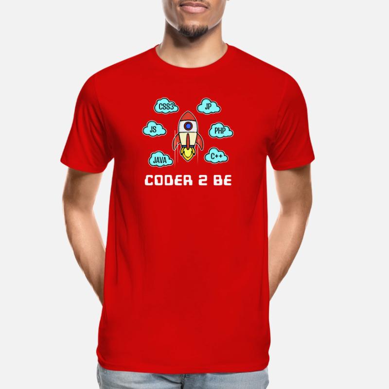 Developer Statement Css Php Java C++ Programmierer Männer Premium Bio T-Shirt