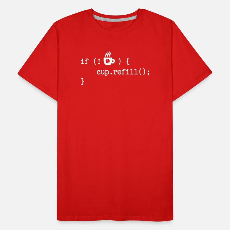 Debug Programmer Coden Developer Computergeek Men's Premium Organic T-Shirt