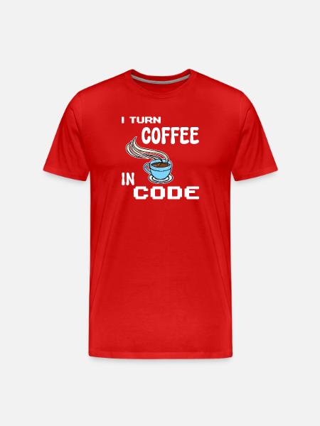 Developer Computerfreak Statement Programmierer - Männer Premium Bio T-Shirt - Rot