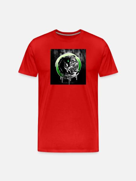BMG -carré - T-shirt bio Premium Homme - rouge