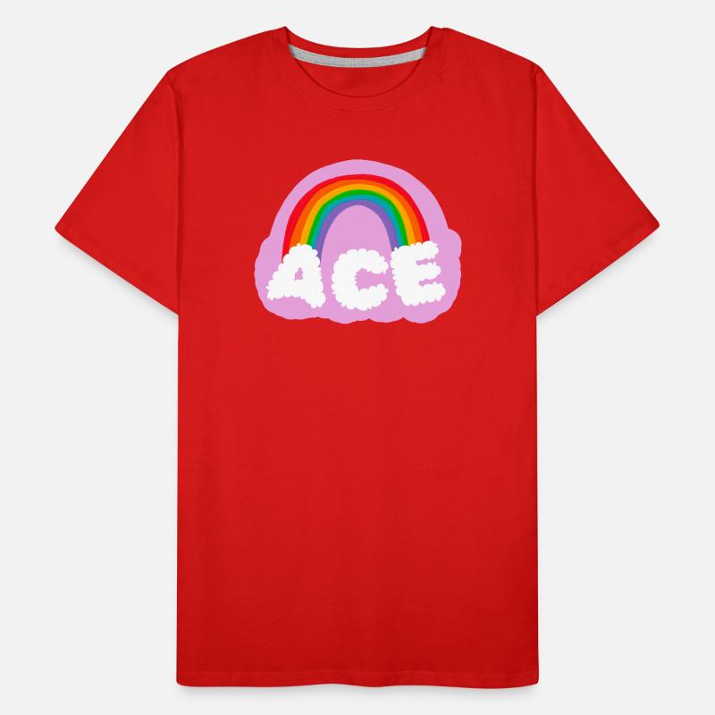 Asexualité, asexualité, as T-shirt bio Premium Homme
