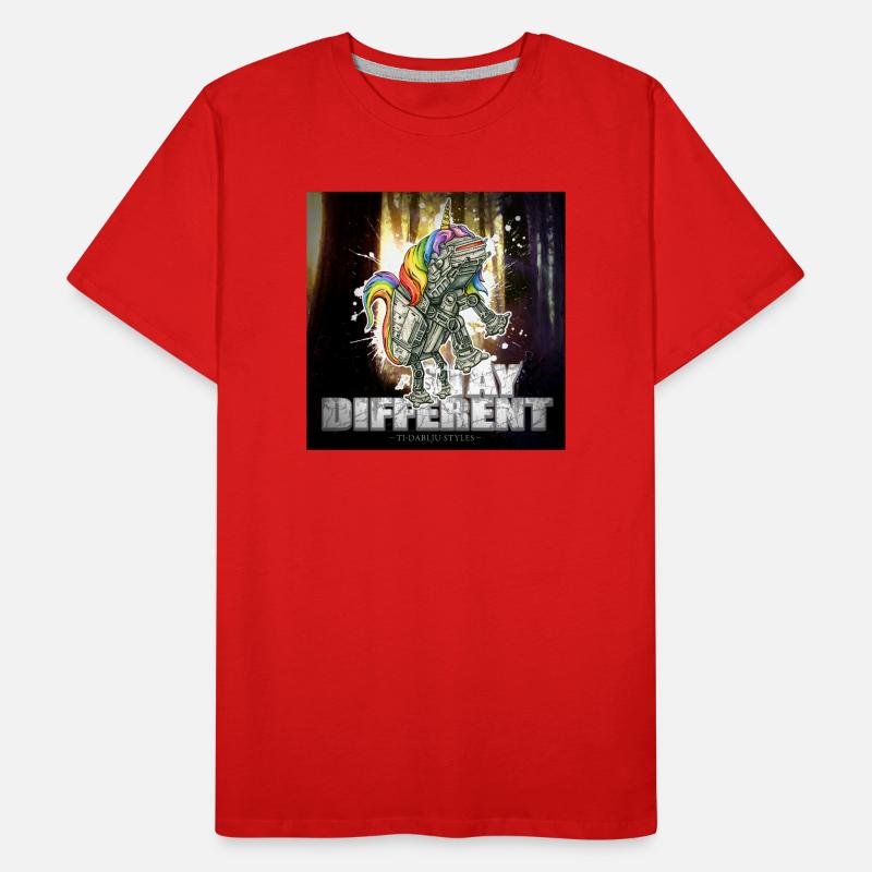 Licorne Impériale - Restez différent T-shirt bio Premium Homme