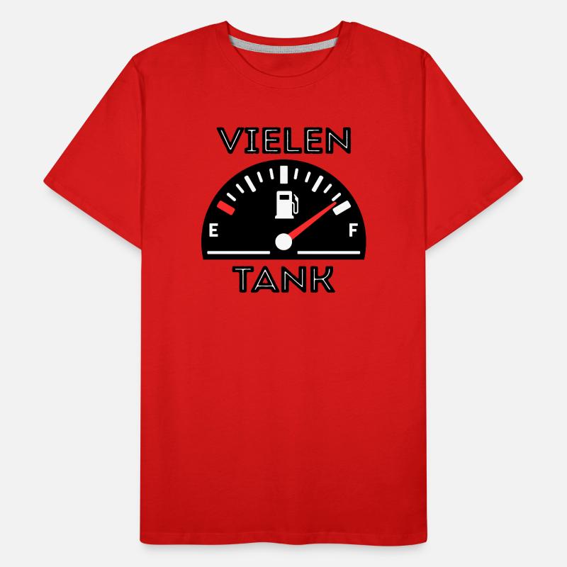 Pompe à carburant de déclaration de ravitaillement en essence de station-service T-shirt bio Premium Homme