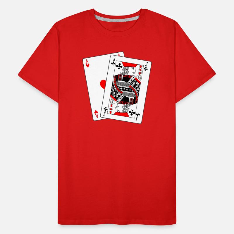 Blackjack Men's Premium Organic T-Shirt