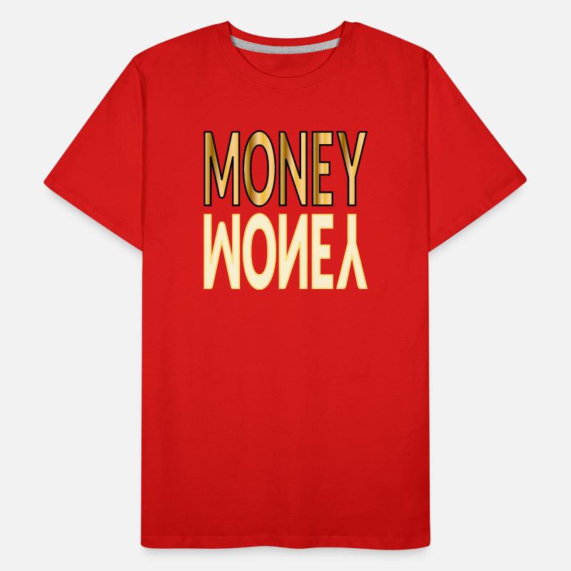 MONEY WEALTH Men's Premium Organic T-Shirt