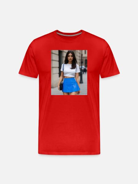 Women's glamour - Men's Premium Organic T-Shirt - red