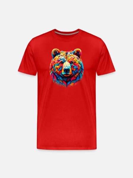 Ours - T-shirt bio Premium Homme - rouge