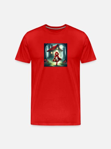 Rotkäppchen, ein wunderbares Märchen - Männer Premium Bio T-Shirt - Rot