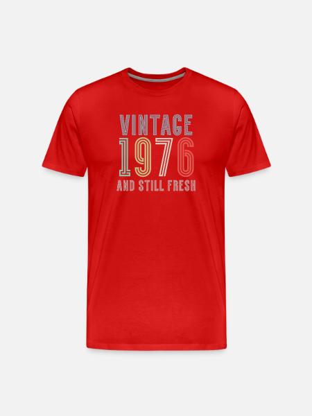 Millésime 1976 - T-shirt bio Premium Homme - rouge