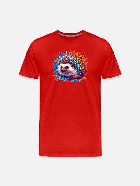 Hérisson - T-shirt bio Premium Homme - rouge