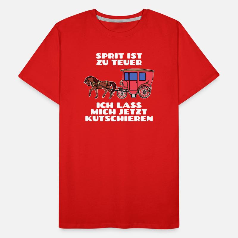 Gasoline Diesel Statement Refueling Energy Storage Men's Premium Organic T-Shirt