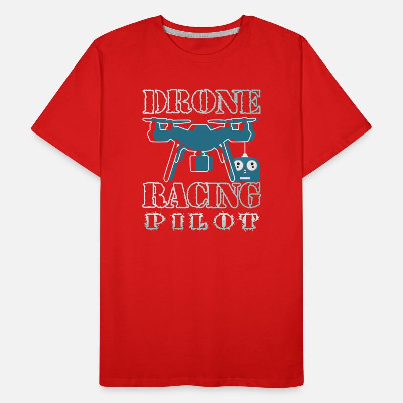 Pilote de drone T-shirt bio Premium Homme