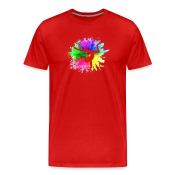 Gymnaste Gymnastique Club de gymnastique Gymnastique Gymnastique - T-shirt bio Premium Homme - rouge - Devant - Damien (186cm)