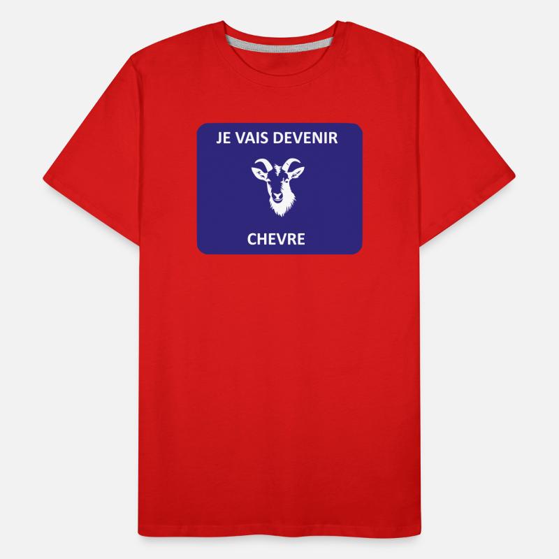 Ich werde eine Ziege Männer Premium Bio T-Shirt
