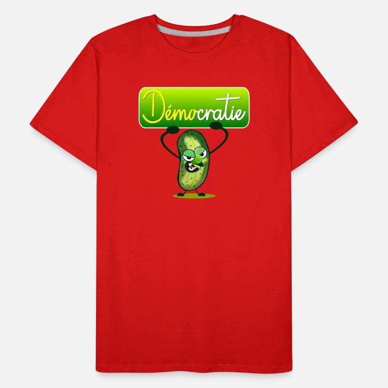 Démocratie Cornichons T-shirt bio Premium Homme