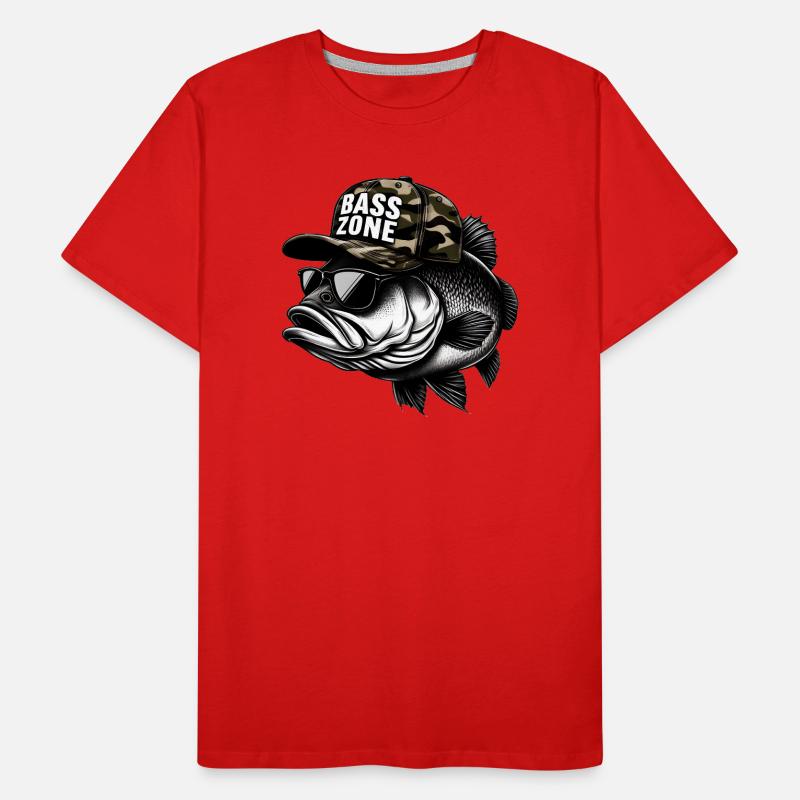 Zone de bar rayé T-shirt bio Premium Homme