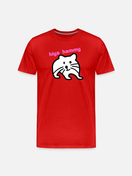 hiya hammy - Men's Premium Organic T-Shirt - red