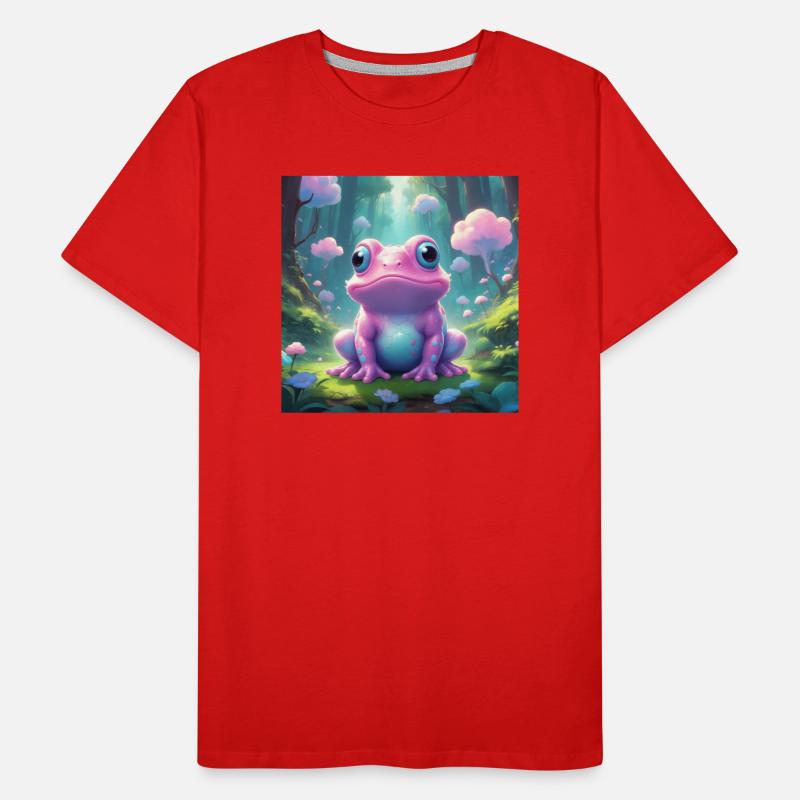 Grenouille dans la forêt enchantée T-shirt bio Premium Homme