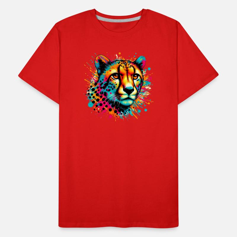 Guépard T-shirt bio Premium Homme