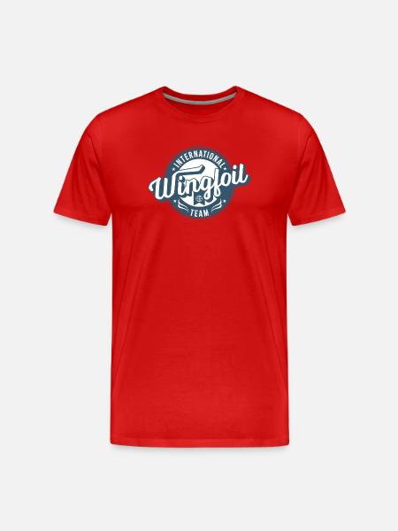 International Wingfoil Team - Men's Premium Organic T-Shirt - red
