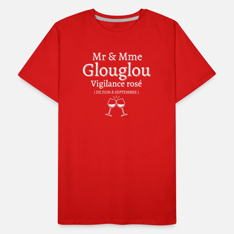 EVG, équipe des mariés, glouglou T-shirt bio Premium Homme
