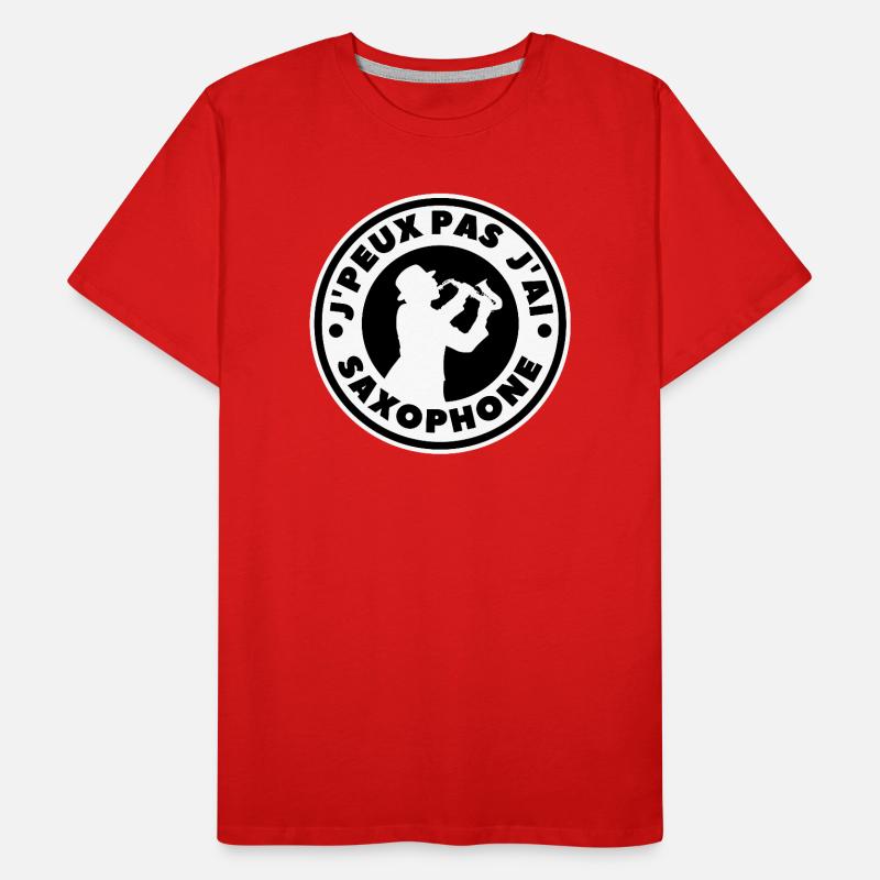 I can't I have saxophone Men's Premium Organic T-Shirt