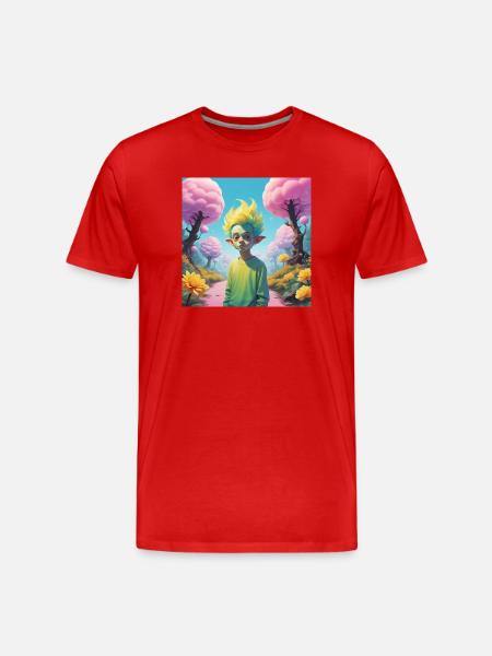 Goblin - Men's Premium Organic T-Shirt - red