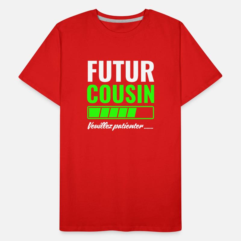 Future cousin please wait Men's Premium Organic T-Shirt