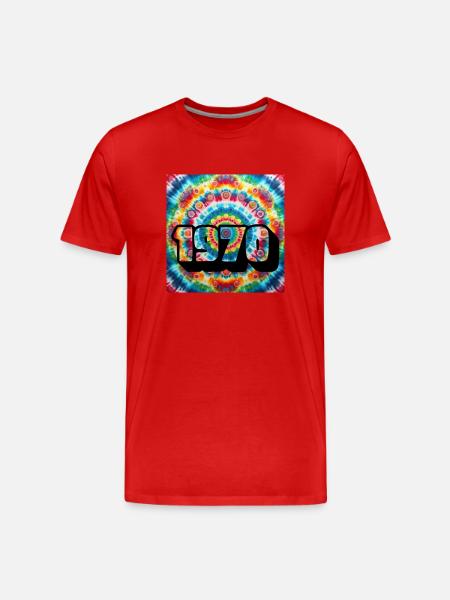 BEAUTIFUL YEAR 1970 - Men's Premium Organic T-Shirt - red